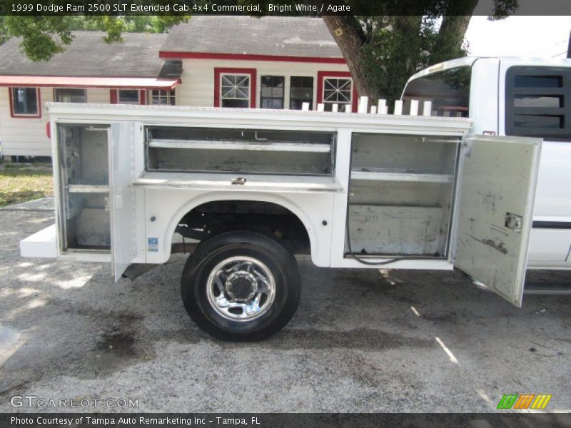 Bright White / Agate 1999 Dodge Ram 2500 SLT Extended Cab 4x4 Commercial
