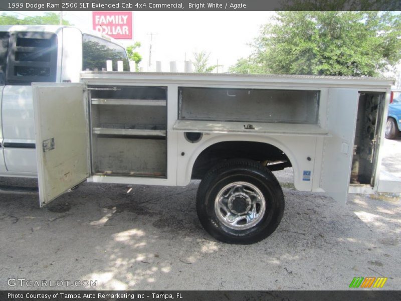 Bright White / Agate 1999 Dodge Ram 2500 SLT Extended Cab 4x4 Commercial