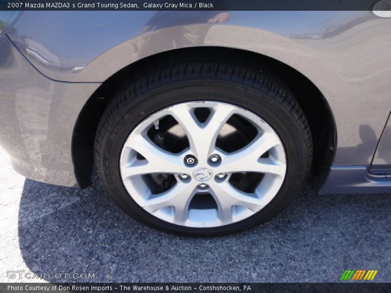 Galaxy Gray Mica / Black 2007 Mazda MAZDA3 s Grand Touring Sedan
