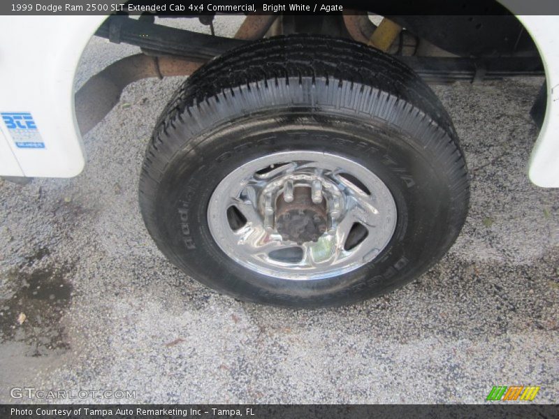 Bright White / Agate 1999 Dodge Ram 2500 SLT Extended Cab 4x4 Commercial