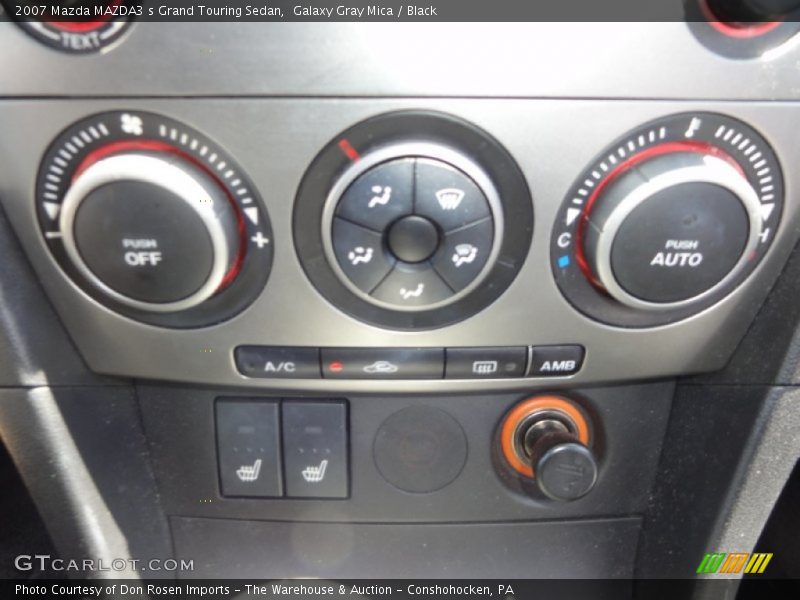 Galaxy Gray Mica / Black 2007 Mazda MAZDA3 s Grand Touring Sedan