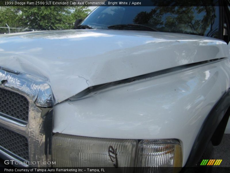 Bright White / Agate 1999 Dodge Ram 2500 SLT Extended Cab 4x4 Commercial
