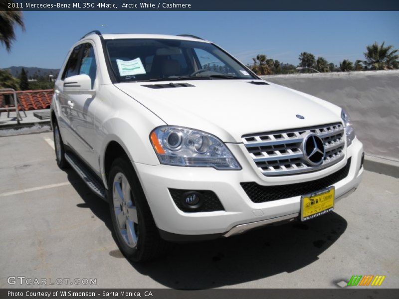 Arctic White / Cashmere 2011 Mercedes-Benz ML 350 4Matic
