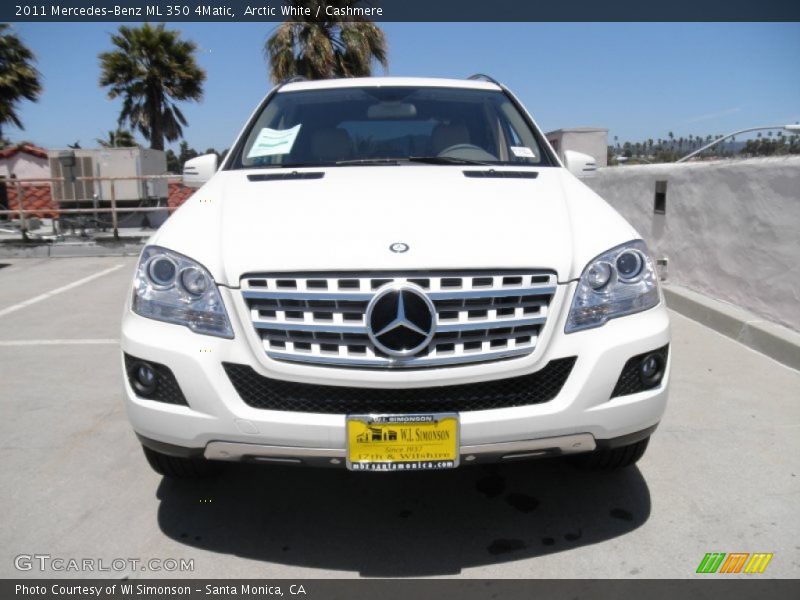 Arctic White / Cashmere 2011 Mercedes-Benz ML 350 4Matic