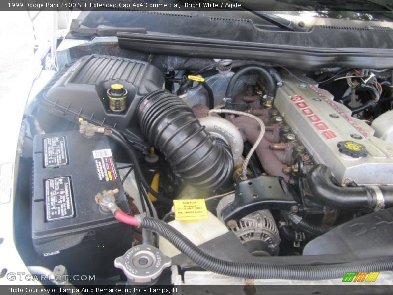  1999 Ram 2500 SLT Extended Cab 4x4 Commercial Engine - 5.9 Liter OHV 24-Valve Cummins Turbo Diesel Inline 6 Cylinder