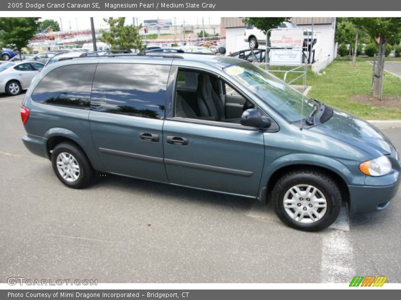 Magnesium Pearl / Medium Slate Gray 2005 Dodge Grand Caravan SE