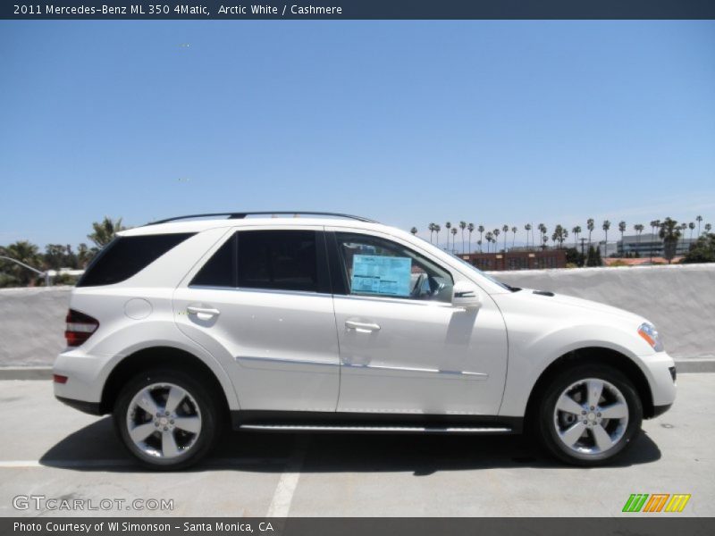 Arctic White / Cashmere 2011 Mercedes-Benz ML 350 4Matic