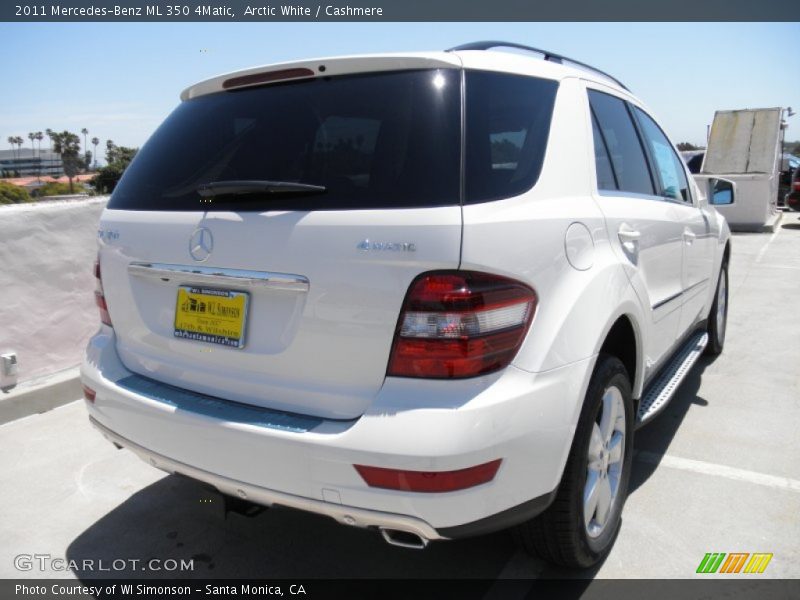 Arctic White / Cashmere 2011 Mercedes-Benz ML 350 4Matic