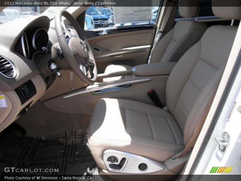 Arctic White / Cashmere 2011 Mercedes-Benz ML 350 4Matic