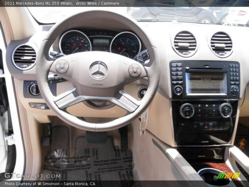 Arctic White / Cashmere 2011 Mercedes-Benz ML 350 4Matic