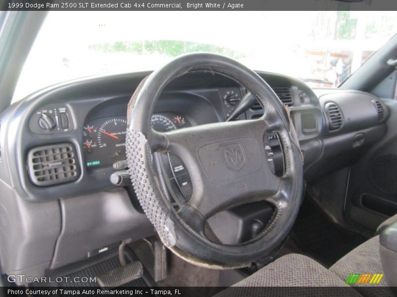 Bright White / Agate 1999 Dodge Ram 2500 SLT Extended Cab 4x4 Commercial