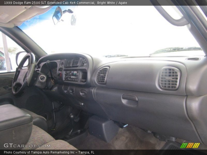 Bright White / Agate 1999 Dodge Ram 2500 SLT Extended Cab 4x4 Commercial