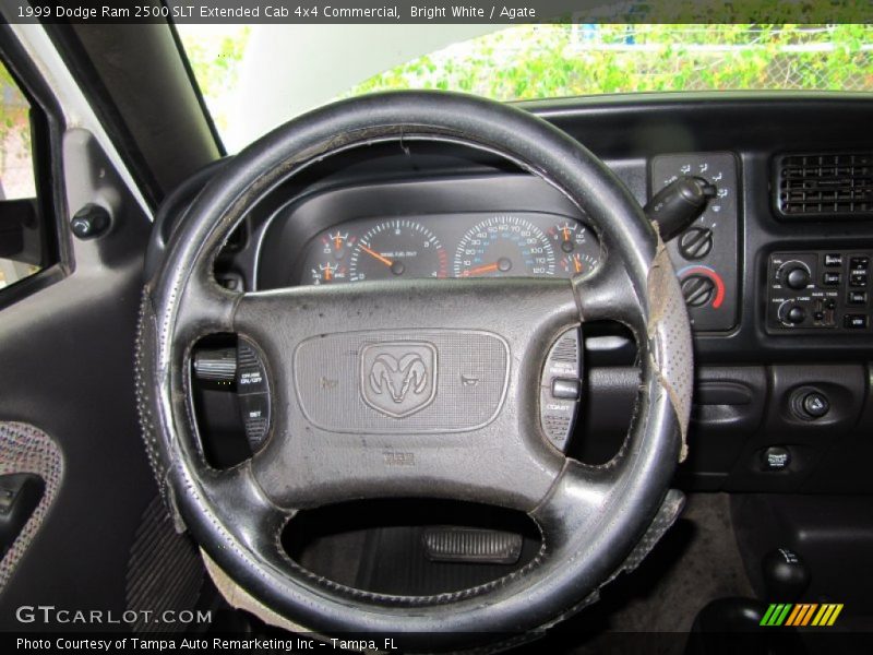 Bright White / Agate 1999 Dodge Ram 2500 SLT Extended Cab 4x4 Commercial