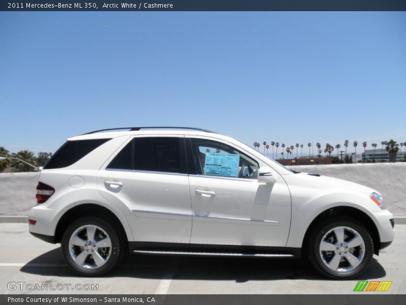 Arctic White / Cashmere 2011 Mercedes-Benz ML 350
