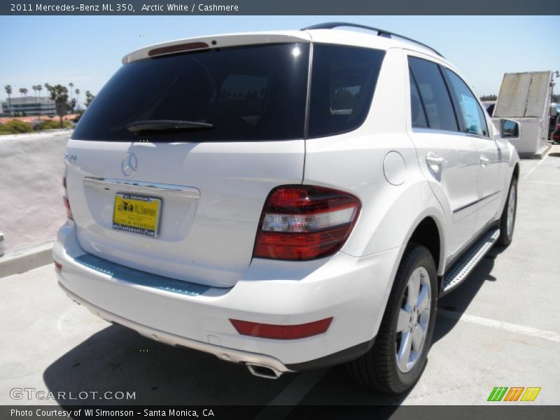 Arctic White / Cashmere 2011 Mercedes-Benz ML 350
