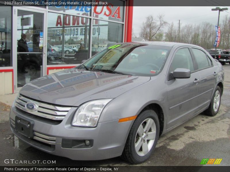 Tungsten Grey Metallic / Charcoal Black 2007 Ford Fusion SE