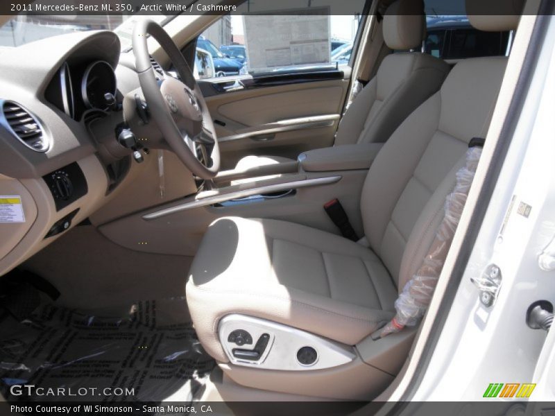 Arctic White / Cashmere 2011 Mercedes-Benz ML 350