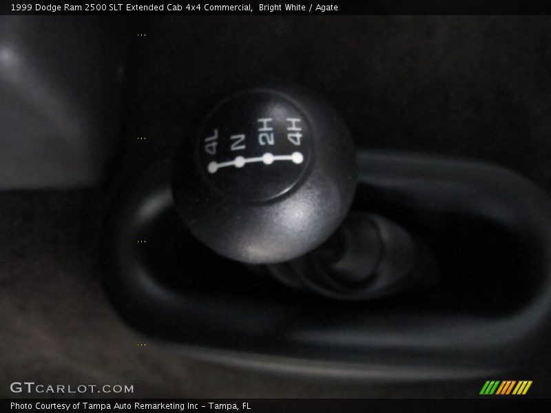 Bright White / Agate 1999 Dodge Ram 2500 SLT Extended Cab 4x4 Commercial