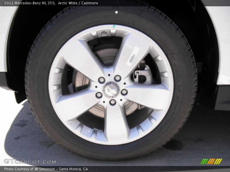 Arctic White / Cashmere 2011 Mercedes-Benz ML 350