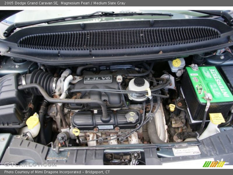 Magnesium Pearl / Medium Slate Gray 2005 Dodge Grand Caravan SE
