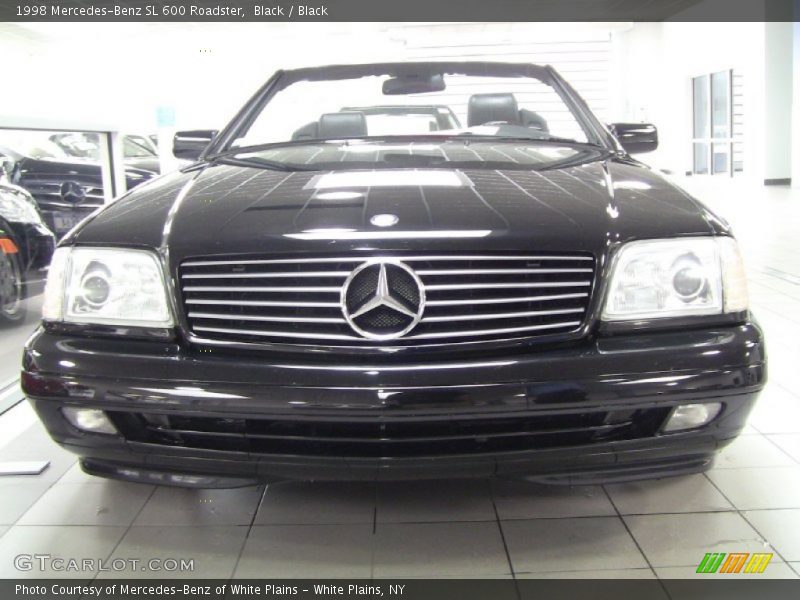 Black / Black 1998 Mercedes-Benz SL 600 Roadster