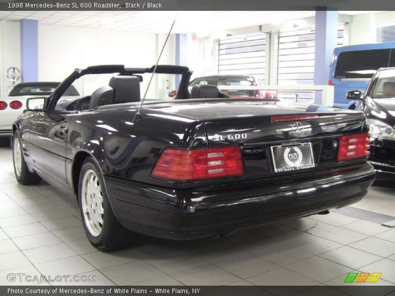 Black / Black 1998 Mercedes-Benz SL 600 Roadster