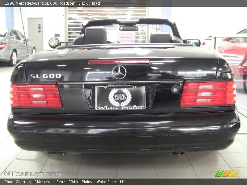 Black / Black 1998 Mercedes-Benz SL 600 Roadster