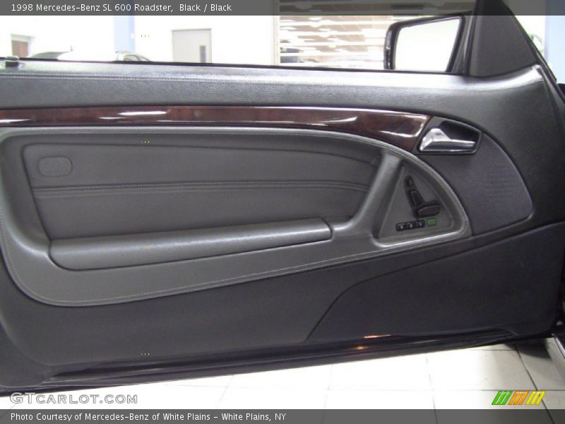 Black / Black 1998 Mercedes-Benz SL 600 Roadster