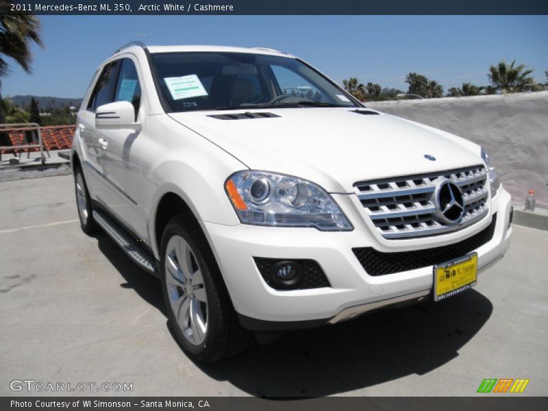 Arctic White / Cashmere 2011 Mercedes-Benz ML 350