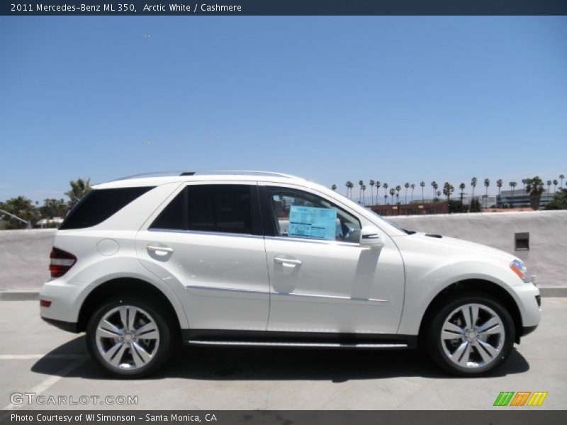 Arctic White / Cashmere 2011 Mercedes-Benz ML 350