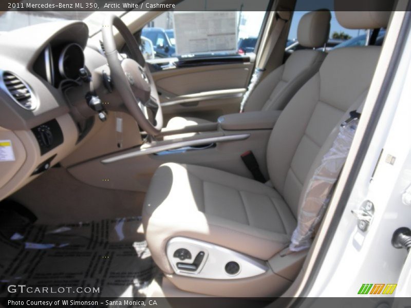 Arctic White / Cashmere 2011 Mercedes-Benz ML 350