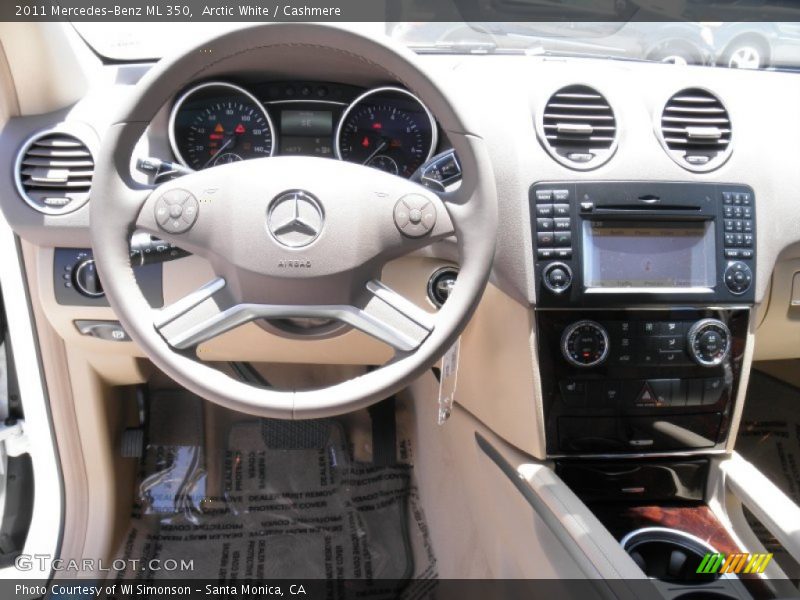 Arctic White / Cashmere 2011 Mercedes-Benz ML 350