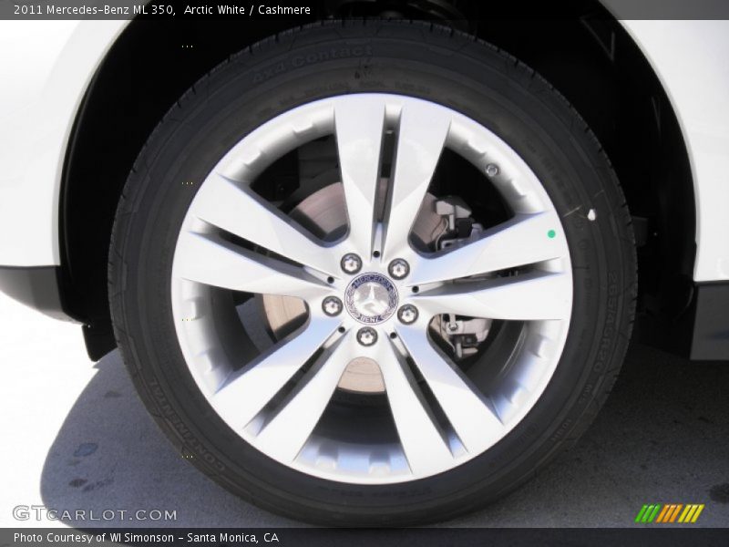 Arctic White / Cashmere 2011 Mercedes-Benz ML 350