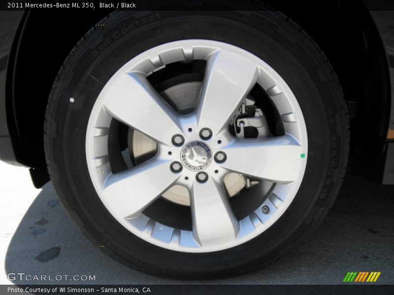 Black / Black 2011 Mercedes-Benz ML 350