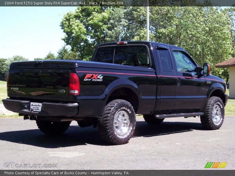 Black / Medium Flint 2004 Ford F250 Super Duty FX4 SuperCab 4x4