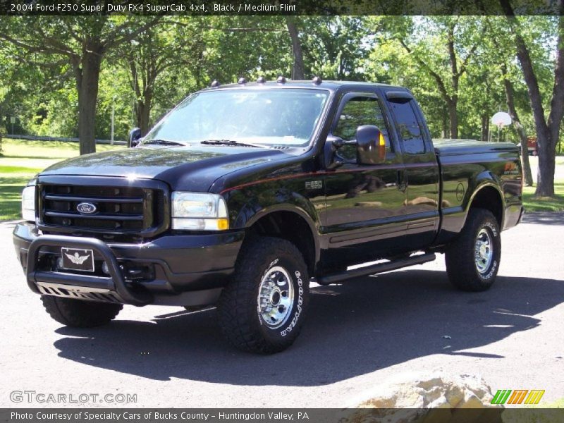 Black / Medium Flint 2004 Ford F250 Super Duty FX4 SuperCab 4x4