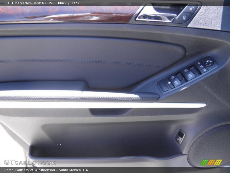 Black / Black 2011 Mercedes-Benz ML 350