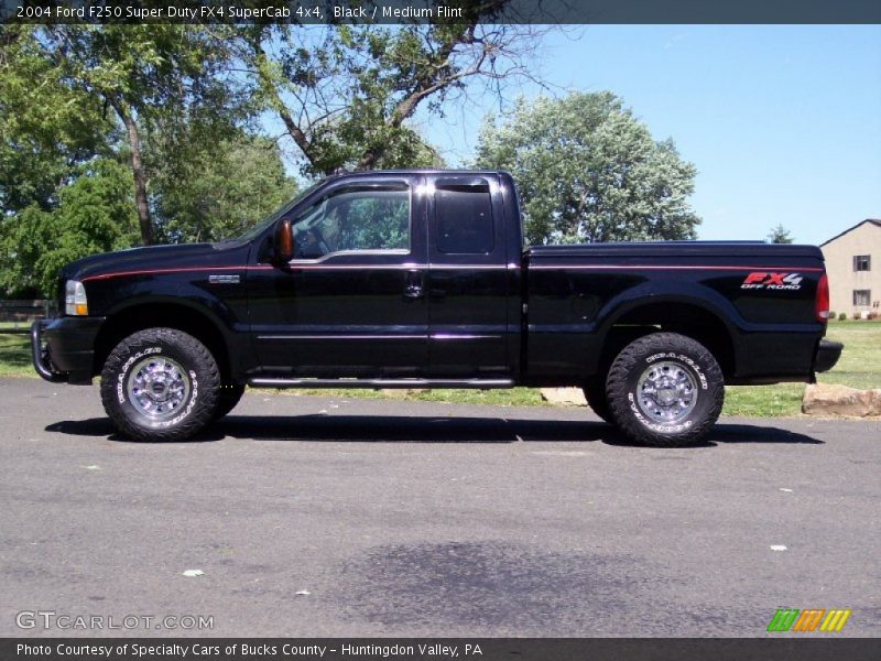Black / Medium Flint 2004 Ford F250 Super Duty FX4 SuperCab 4x4