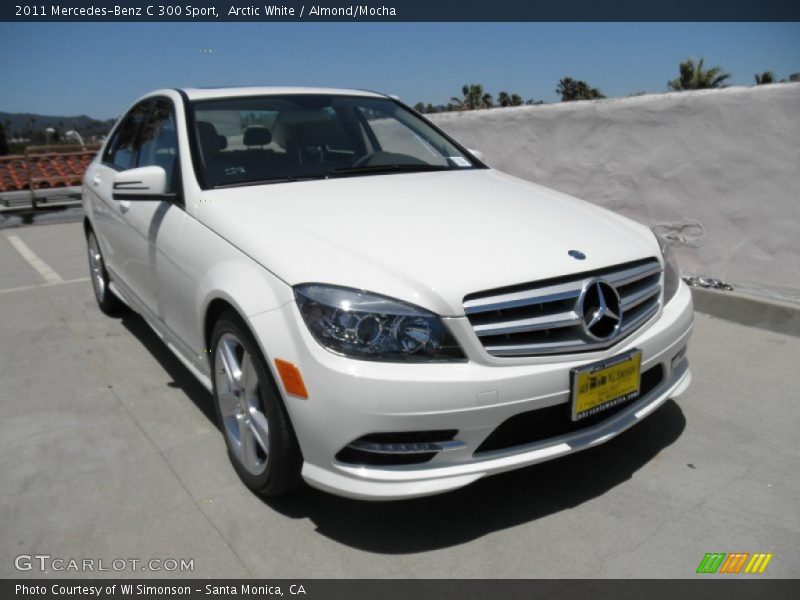 Arctic White / Almond/Mocha 2011 Mercedes-Benz C 300 Sport