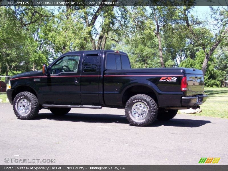 Black / Medium Flint 2004 Ford F250 Super Duty FX4 SuperCab 4x4