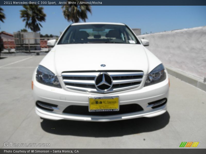 Arctic White / Almond/Mocha 2011 Mercedes-Benz C 300 Sport