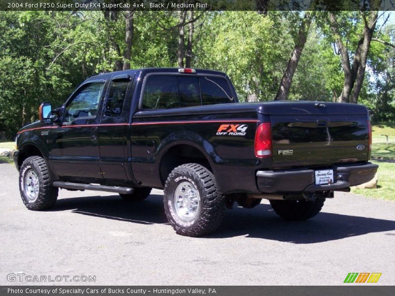 Black / Medium Flint 2004 Ford F250 Super Duty FX4 SuperCab 4x4