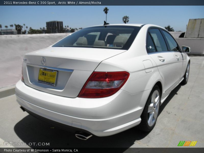 Arctic White / Almond/Mocha 2011 Mercedes-Benz C 300 Sport