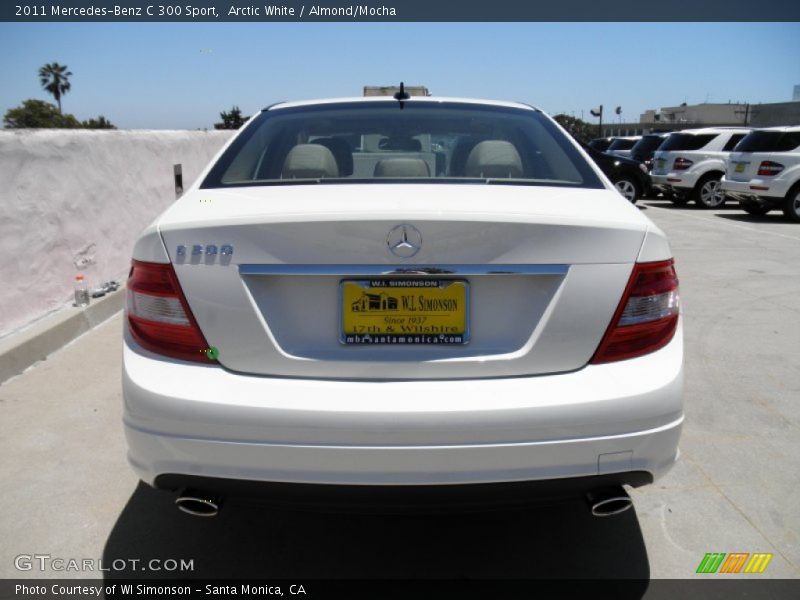 Arctic White / Almond/Mocha 2011 Mercedes-Benz C 300 Sport
