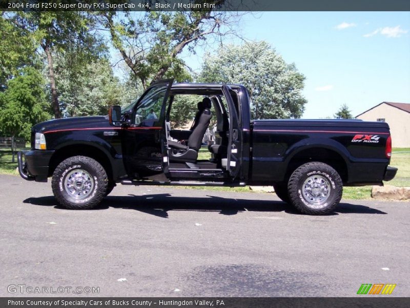 Black / Medium Flint 2004 Ford F250 Super Duty FX4 SuperCab 4x4