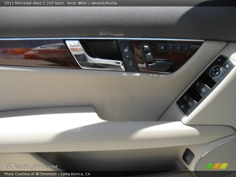 Arctic White / Almond/Mocha 2011 Mercedes-Benz C 300 Sport