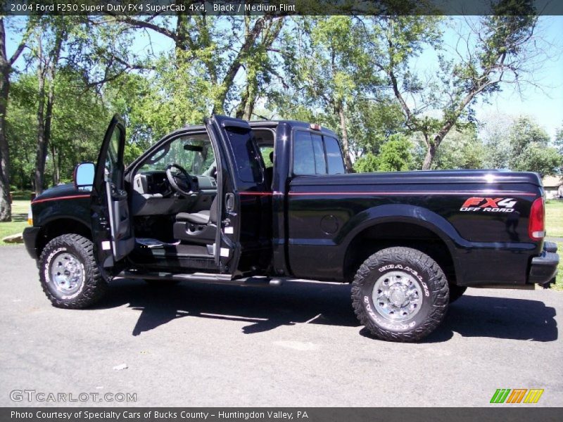 Black / Medium Flint 2004 Ford F250 Super Duty FX4 SuperCab 4x4
