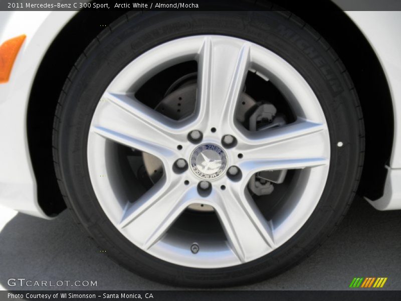 Arctic White / Almond/Mocha 2011 Mercedes-Benz C 300 Sport