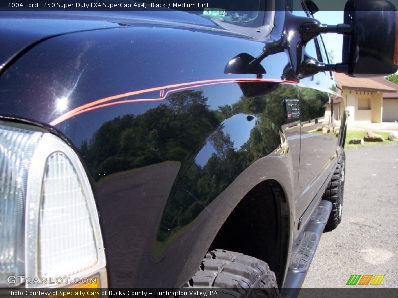 Black / Medium Flint 2004 Ford F250 Super Duty FX4 SuperCab 4x4