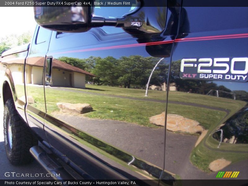 Black / Medium Flint 2004 Ford F250 Super Duty FX4 SuperCab 4x4